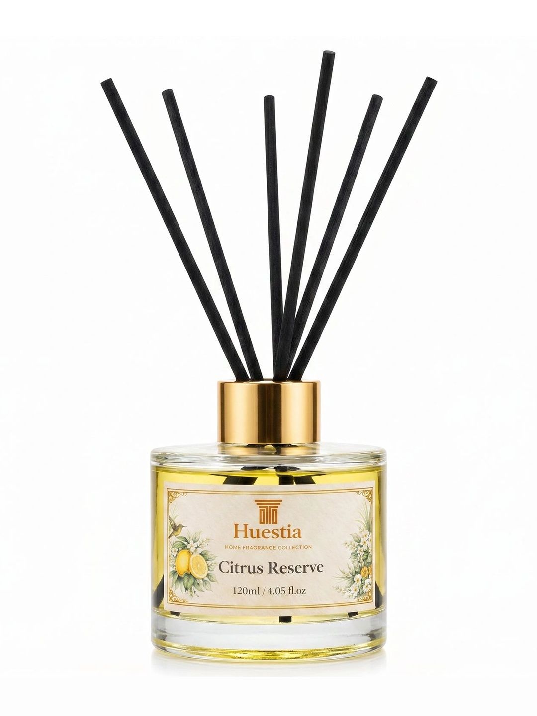 Huestia Rose Fresh Lemongrass Green Tea Fragrance Aroma Oil Diffuser 120ml-image-43