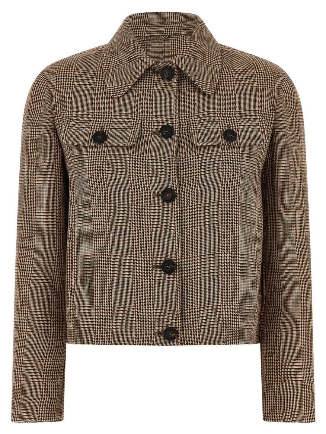 Brunello Cucinelli Women Checked Woven Jacket-picture-41
