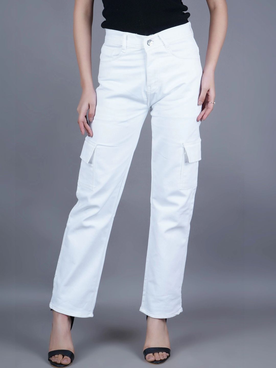 HERE&NOW Women Classic Cargos Trousers-picture-20