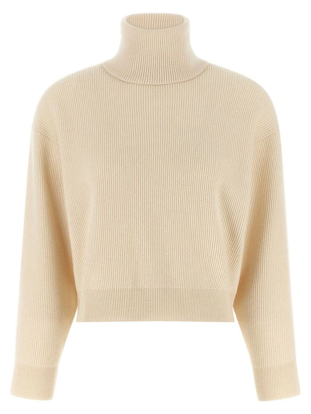 Brunello Cucinelli Women Ribbed Woollen Crop Pullover-picture-34