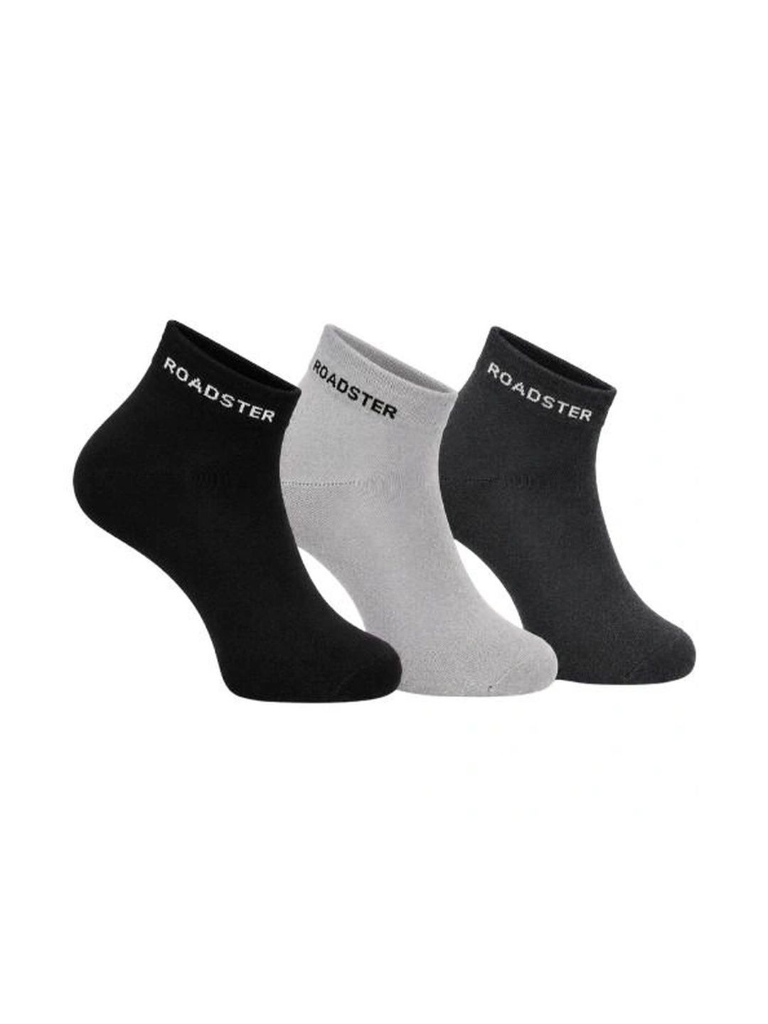 Roadster Men Pack of 3 Cotton Ankle Length Socks-picture-10