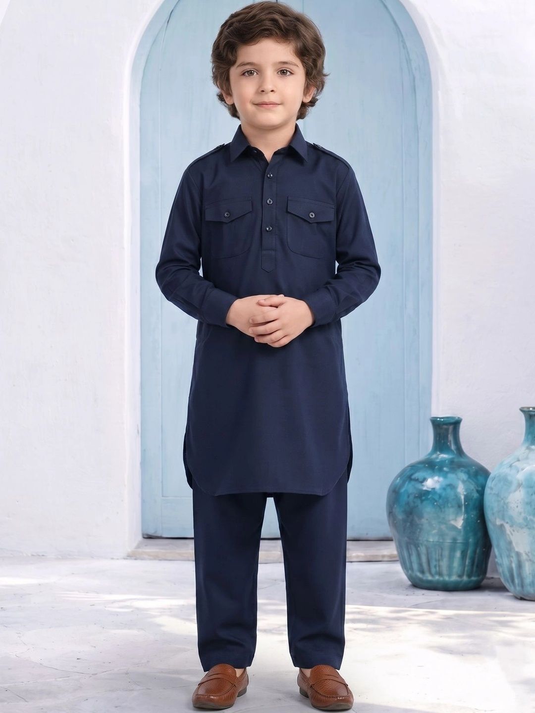 Sanwara Boys Regular Kurta with Pyjamas-picture-13