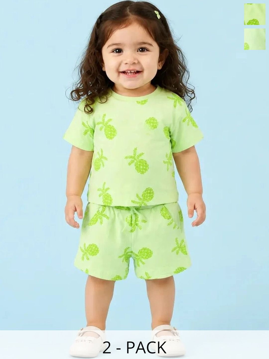 Bloomup Girls Printed T-shirt with Shorts-picture-24