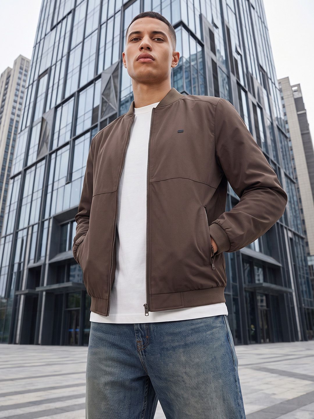 The Roadster Life Co. Stand Collar Bomber Jacket-picture-44