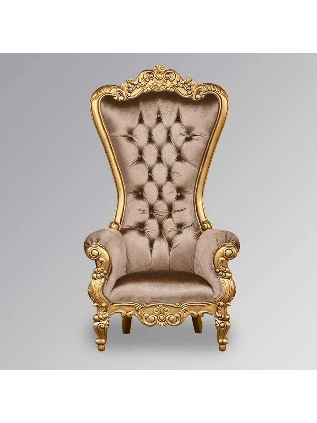 INDIAWOODMART Beige Wooden Lounge Chair-image-47