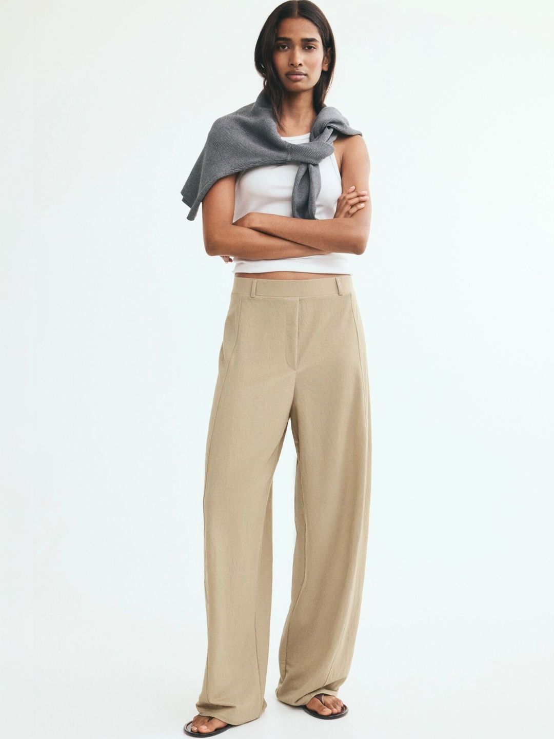 H&M Women Easy Wash Trousers-picture-42