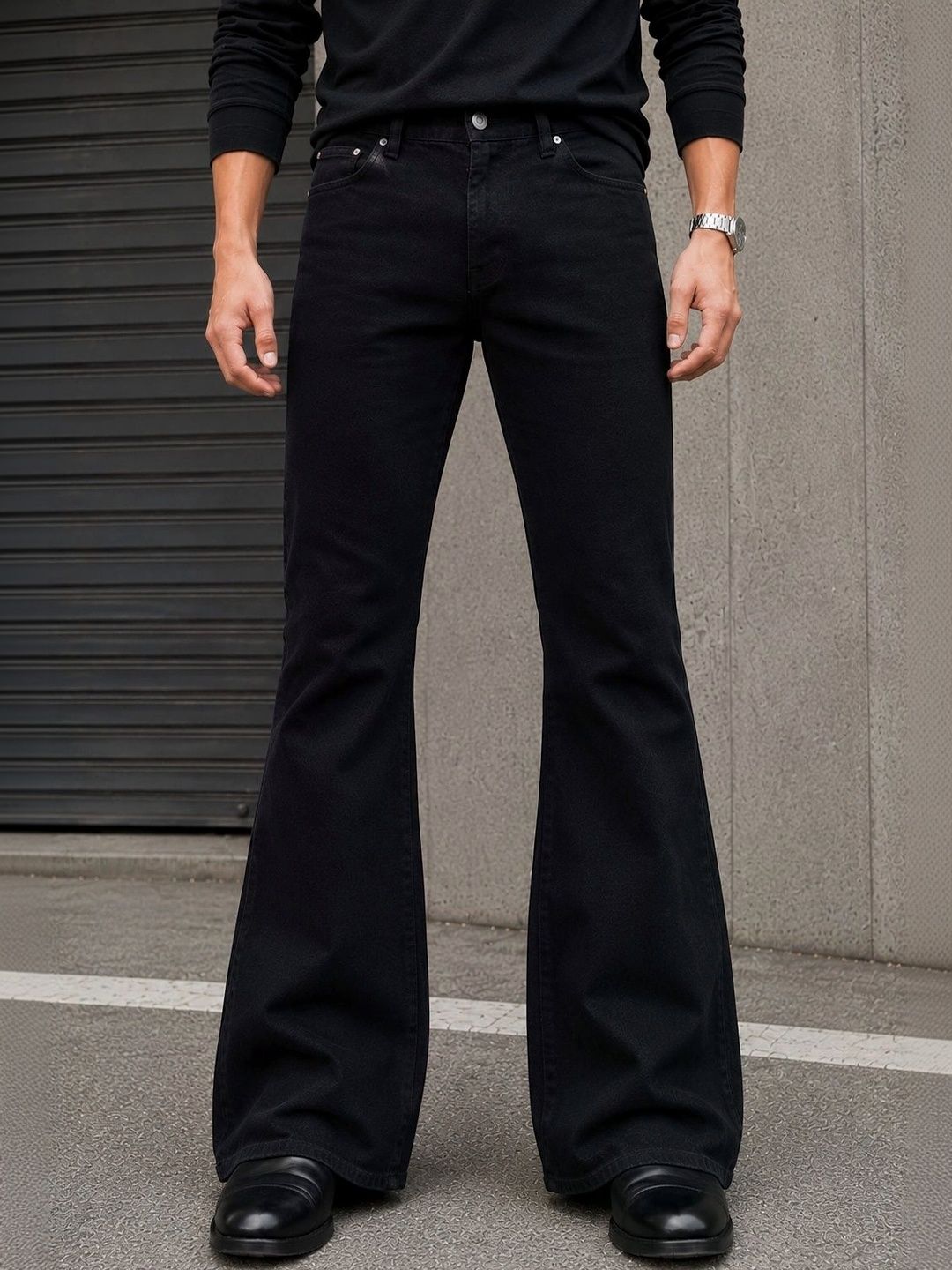 NOWI Men Bootcut Mid-Rise Jeans-picture-49