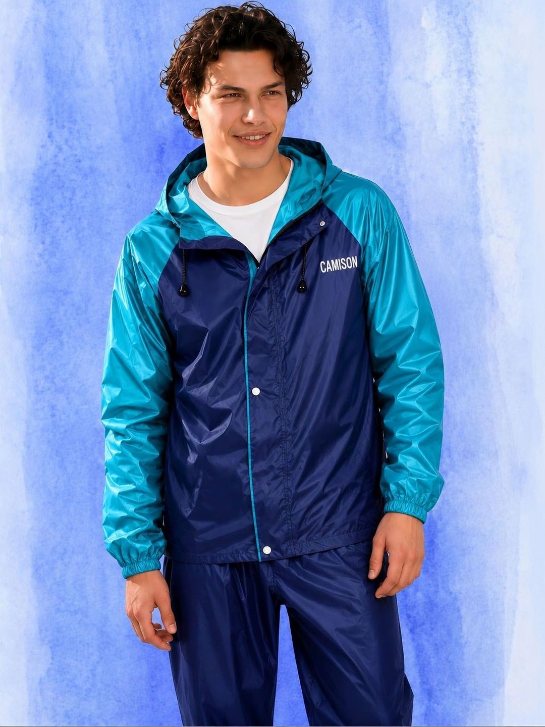 CAMISON Hooded Breathable Waterproof Rain Jacket-picture-25