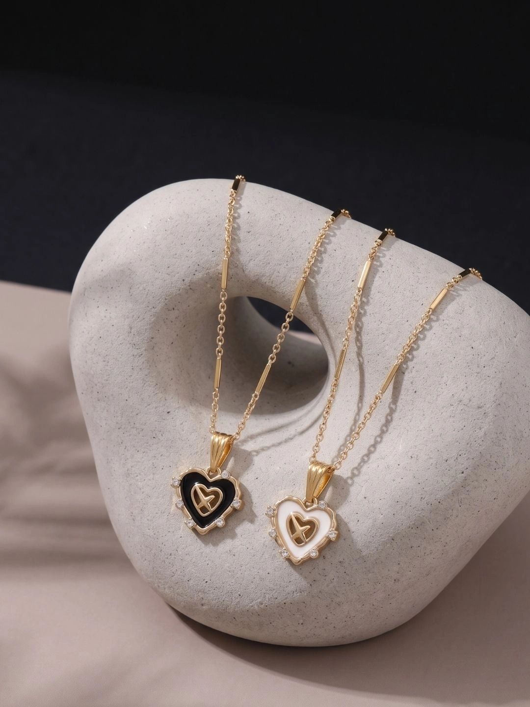 DressBerry Brass Gold-Plated Necklace-image-42
