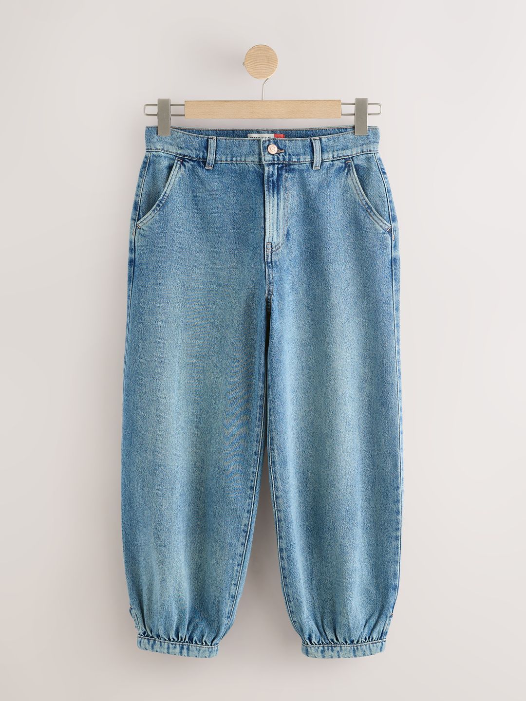 NEXT Women Ballon Fit Light Fade Jeans-image-14