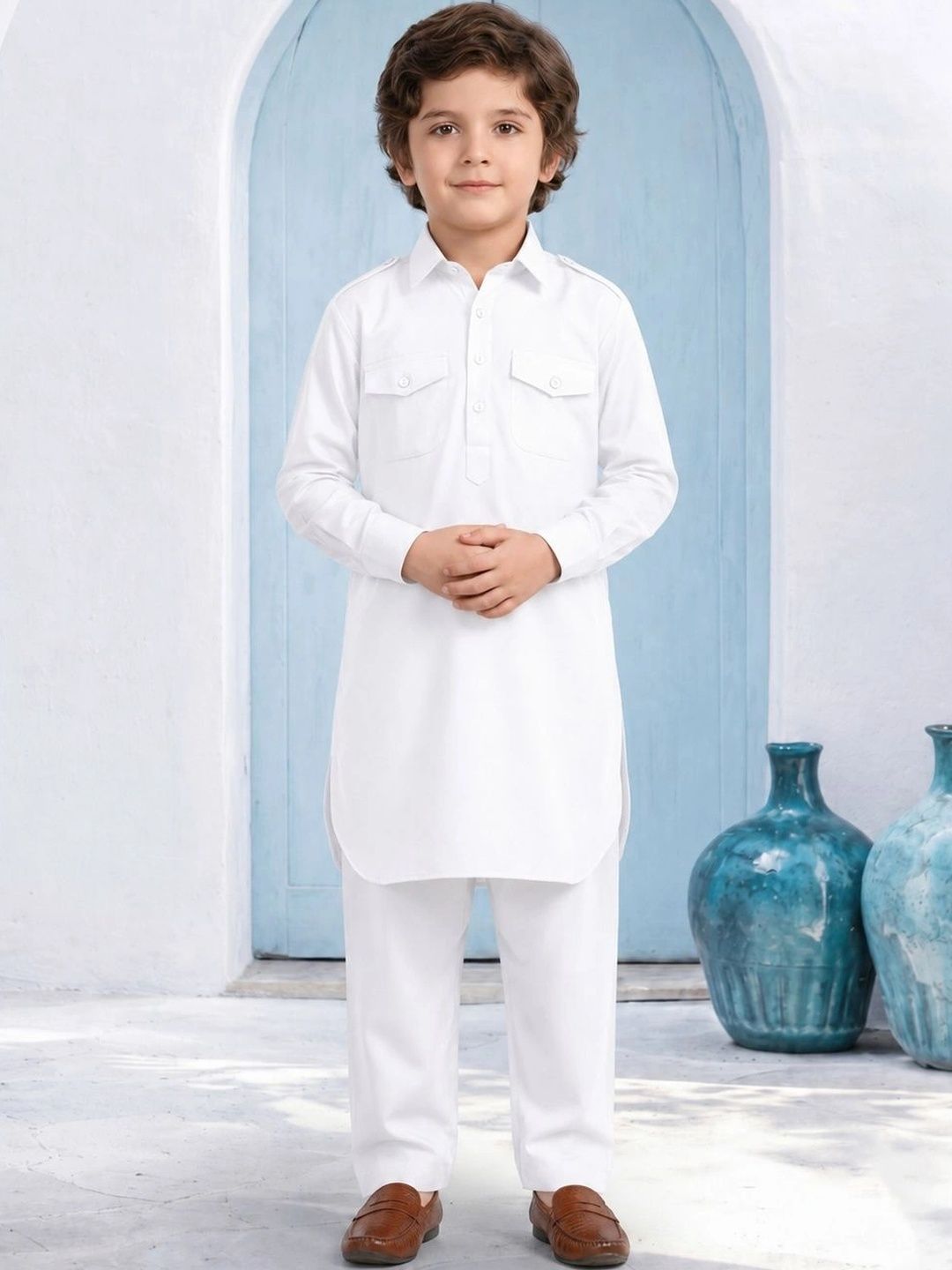 Sanwara Boys Regular Kurta with Pyjamas-picture-11