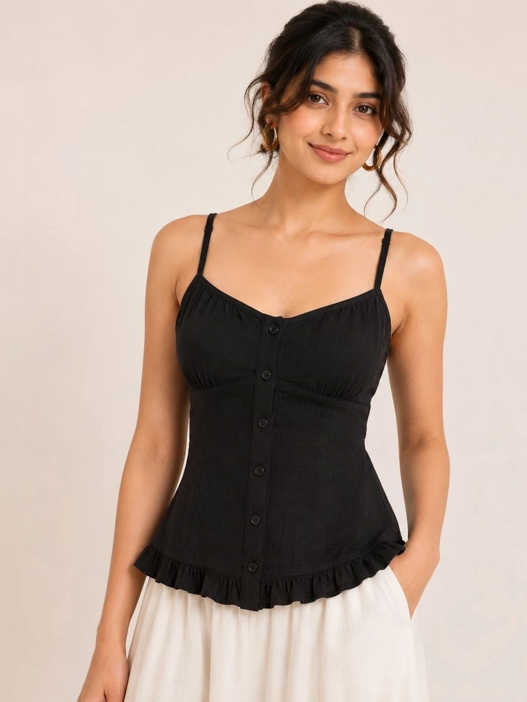 Youtiqueindia Sweetheart Neck Ruffles Top-picture-37