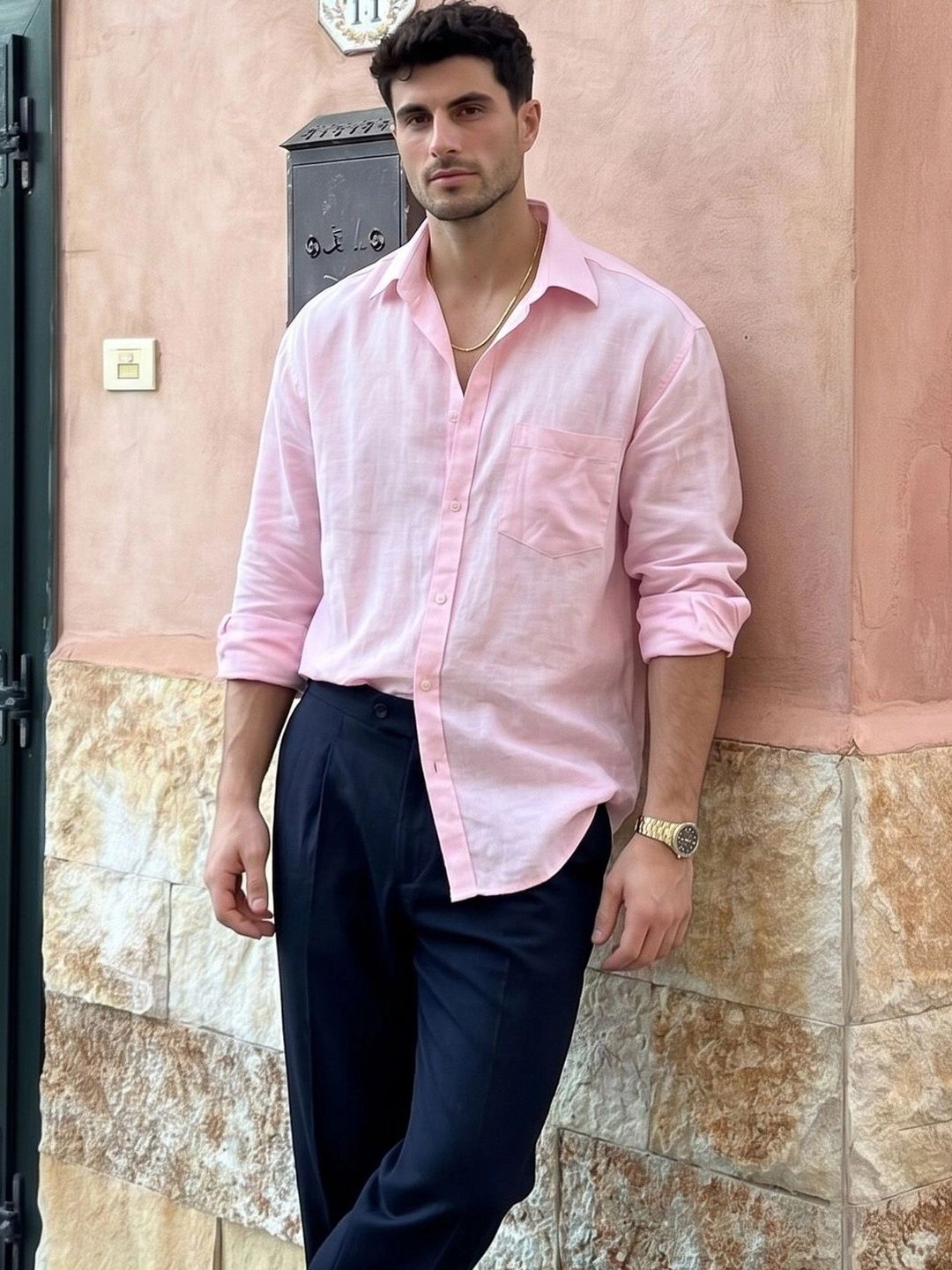 Greet Fashion Men Casual Shirt-picture-23