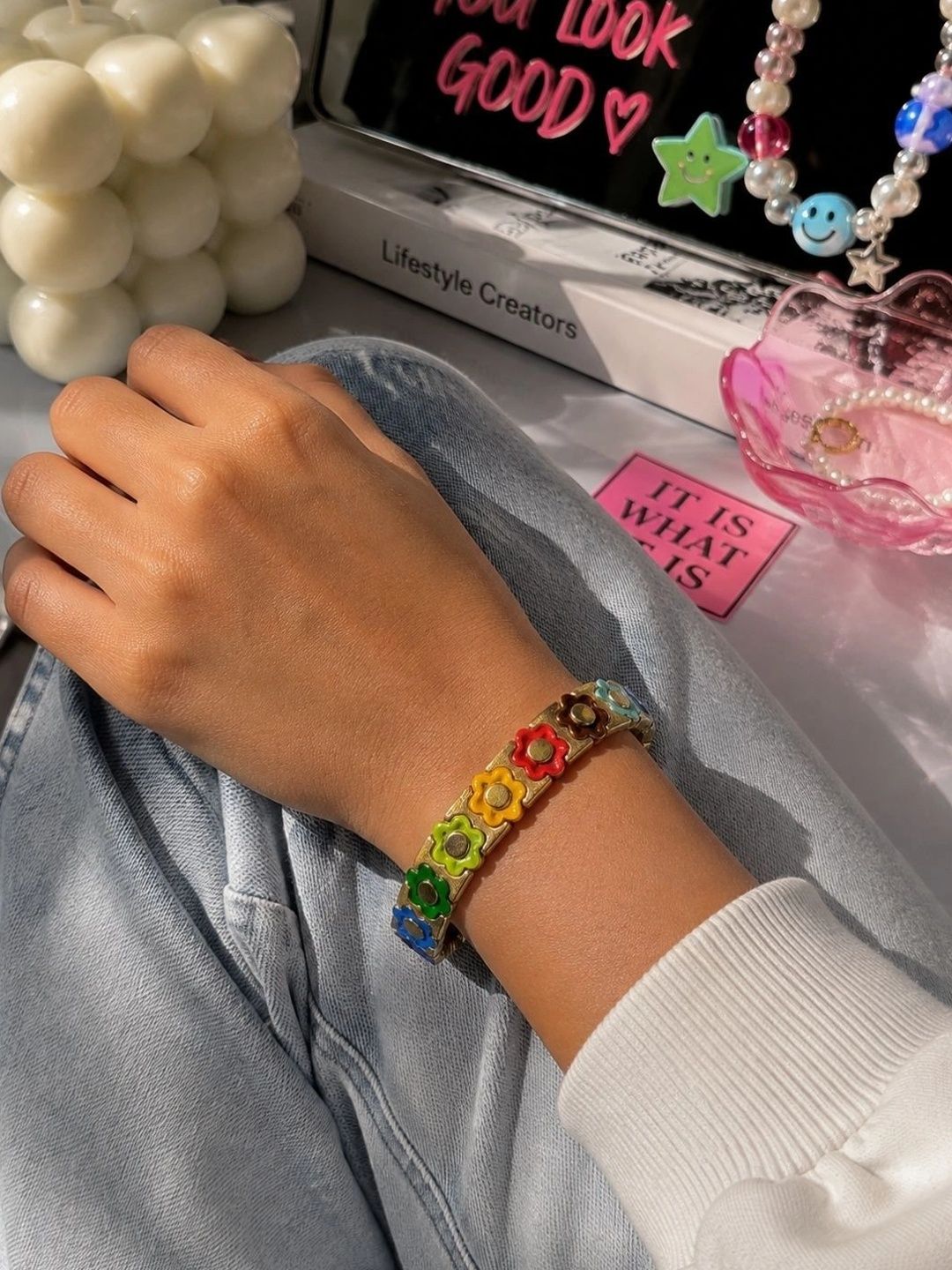 The Jewellery Tale Women Enamelled Bracelet-picture-54