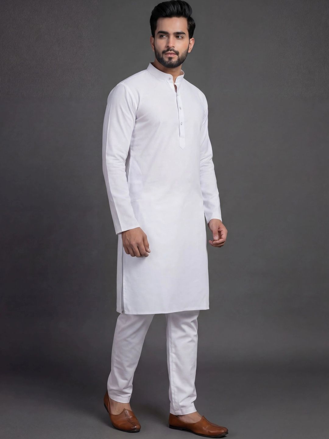 Tibra Collection Men Regular Kurta with Trousers-picture-30