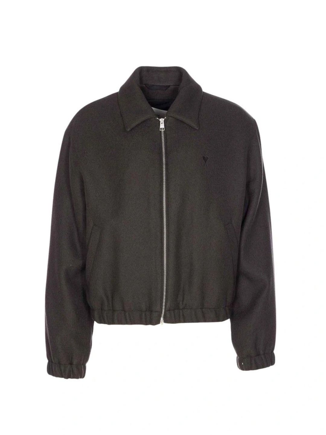 Ami Paris Men Woollen Bomber Jacket-picture-17
