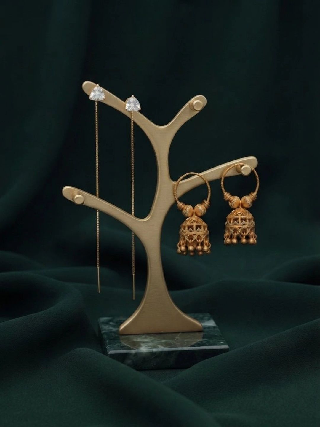 DURATI Circular Jhumkas Earrings-picture-14