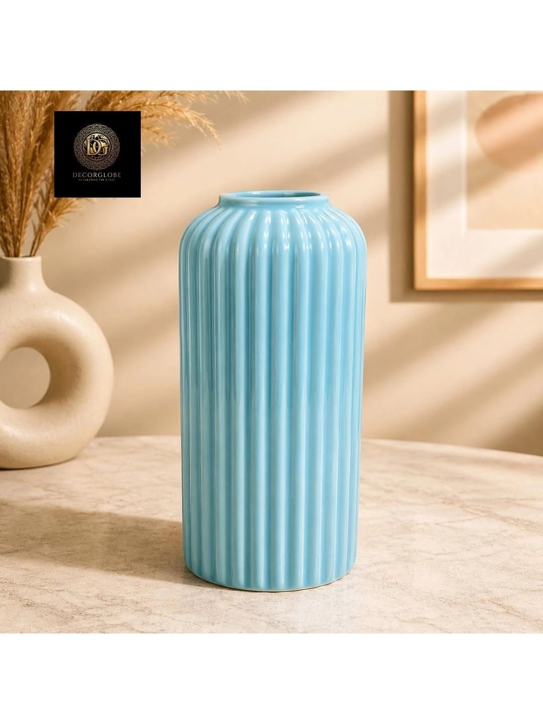 DecorGlobe Blue Curio Showpiece-picture-32