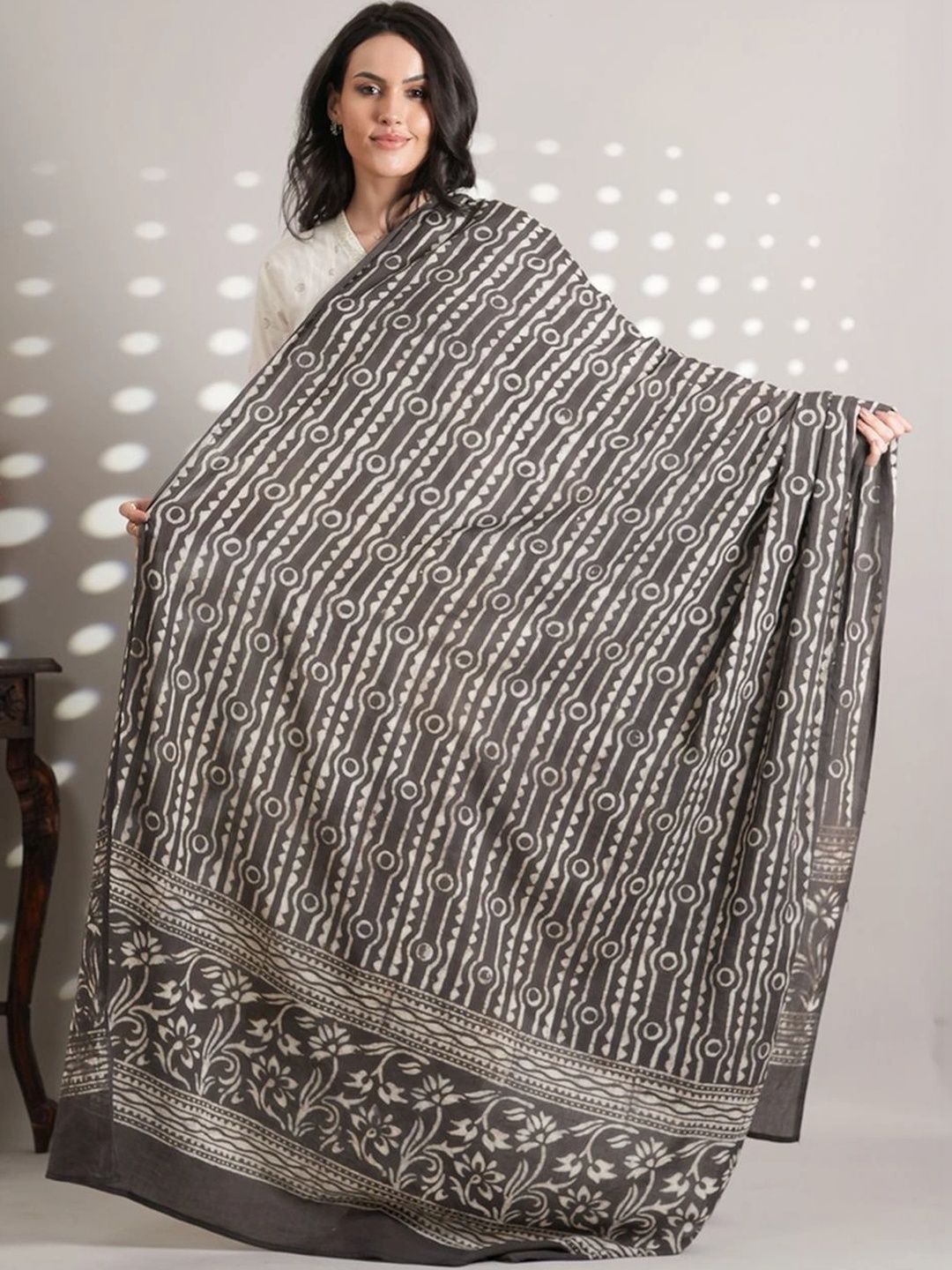 Style Shoes Ethnic Motifs Printed Pure Cotton Block Print Dupatta-picture-40