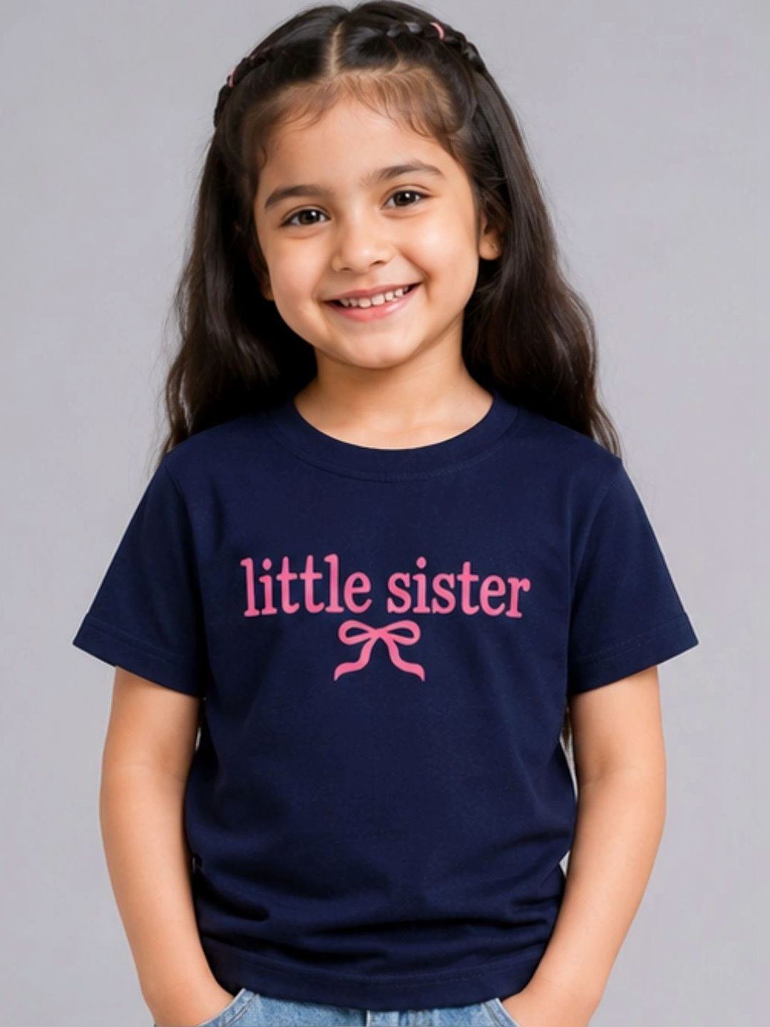 YAK YAK Girls Typography Printed Organic Cotton T-shirt-picture-33