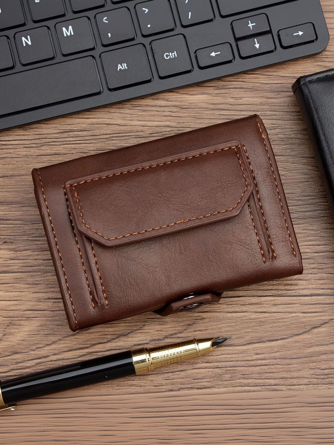 Bracevor Men PU Two Fold Wallet-picture-42