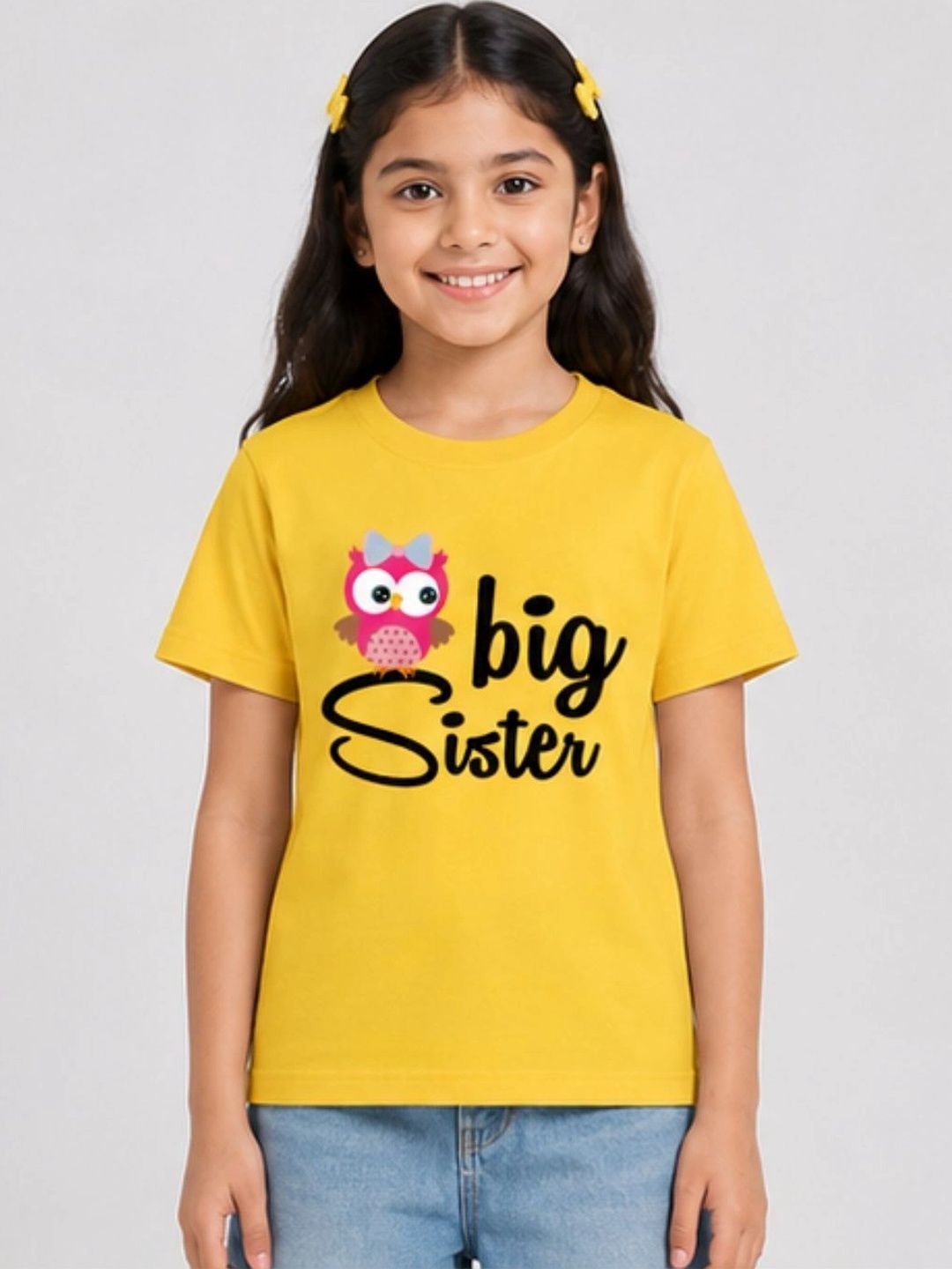 YAK YAK Girls Typography Printed Organic Cotton T-shirt-picture-37