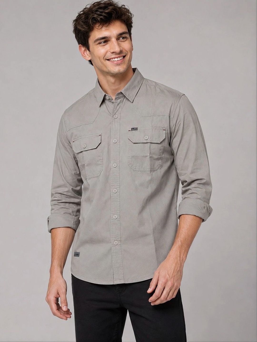D Finish Men Smart Casual Shirt-picture-1