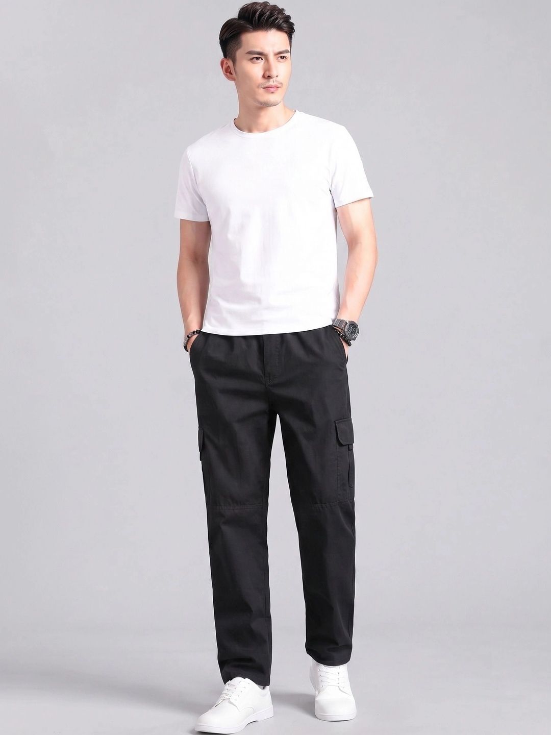 FLEXO FIT FLEX Men Cargos Trousers-picture-35