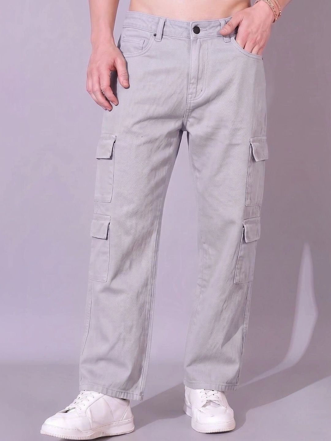 Hence Men Cropped Straight Fit Mid-Rise Jeans-picture-18