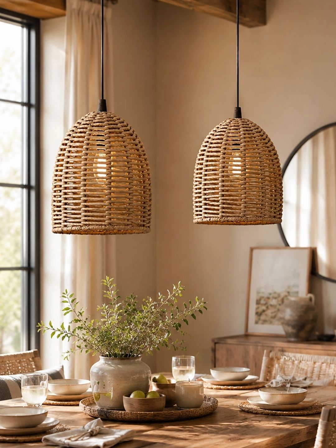 Decorcity Brown Textured Ceiling Lamp-picture-45