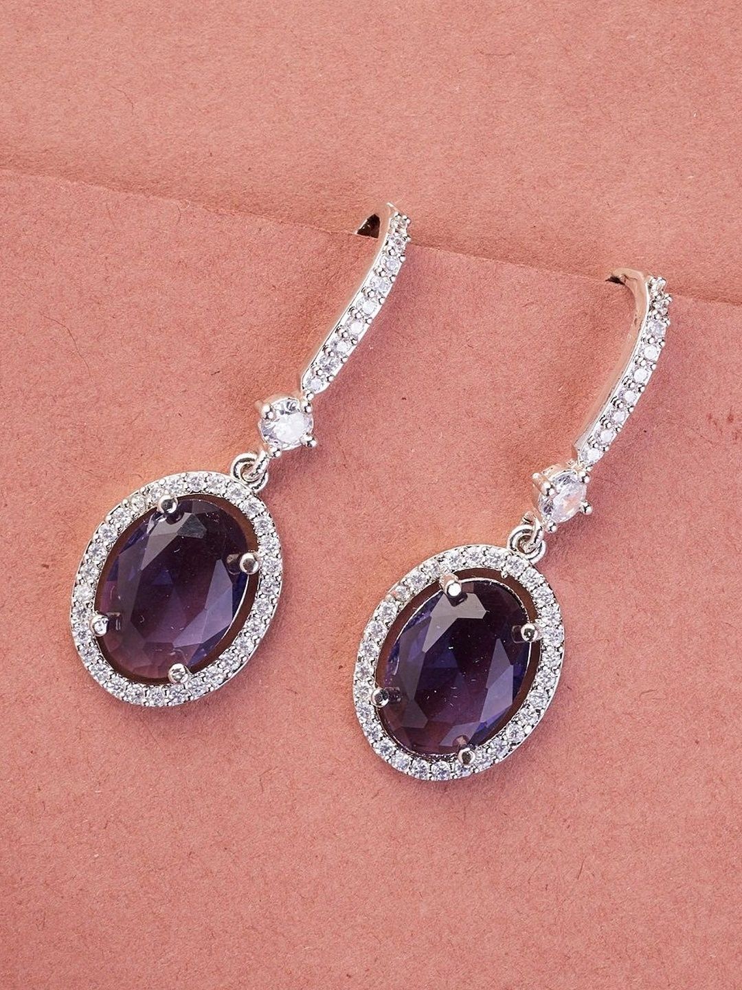 Opal Touch Oval Drop Earrings-picture-7