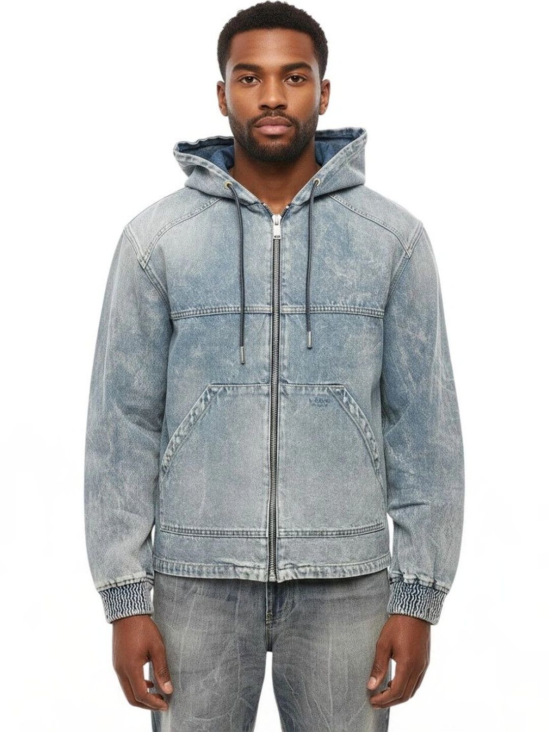 1989 STUDIO Men Washed Lightweight Denim Jacket-picture-17