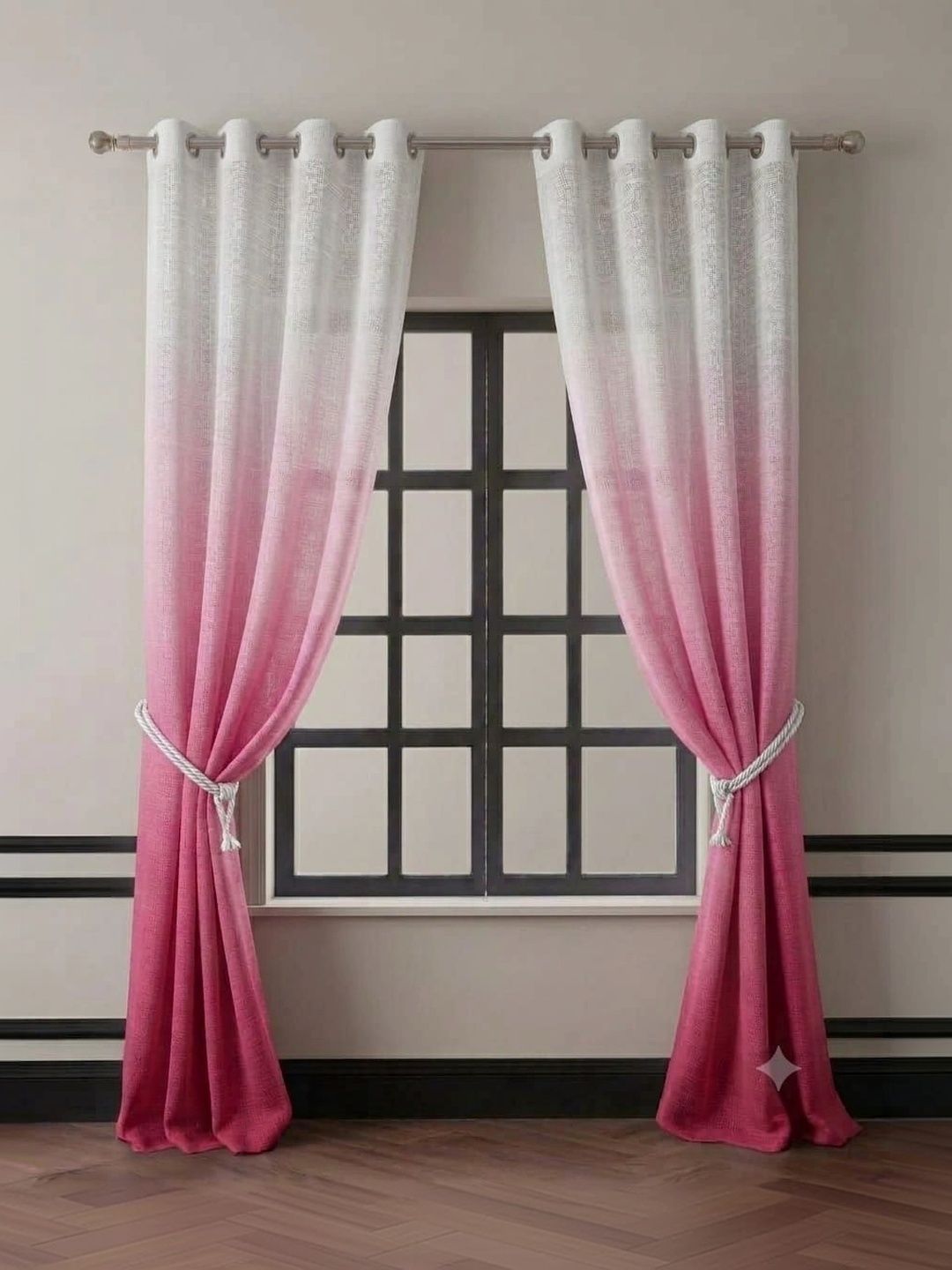 KANUM Pink & White Set of 2 Floral Window-picture-27