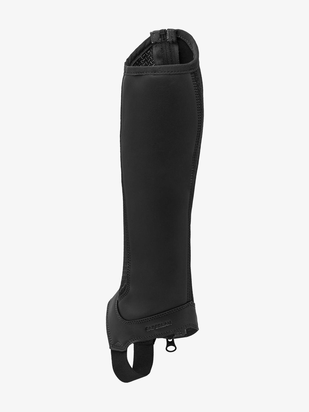 Decathlon Fouganza Unisex Black Mesh Horse Riding Half Chaps - 25cm-image-5