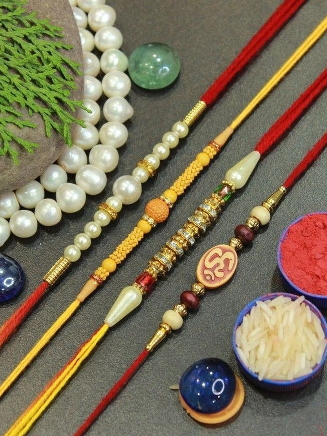 Sangria Thread Rakhi-picture-17