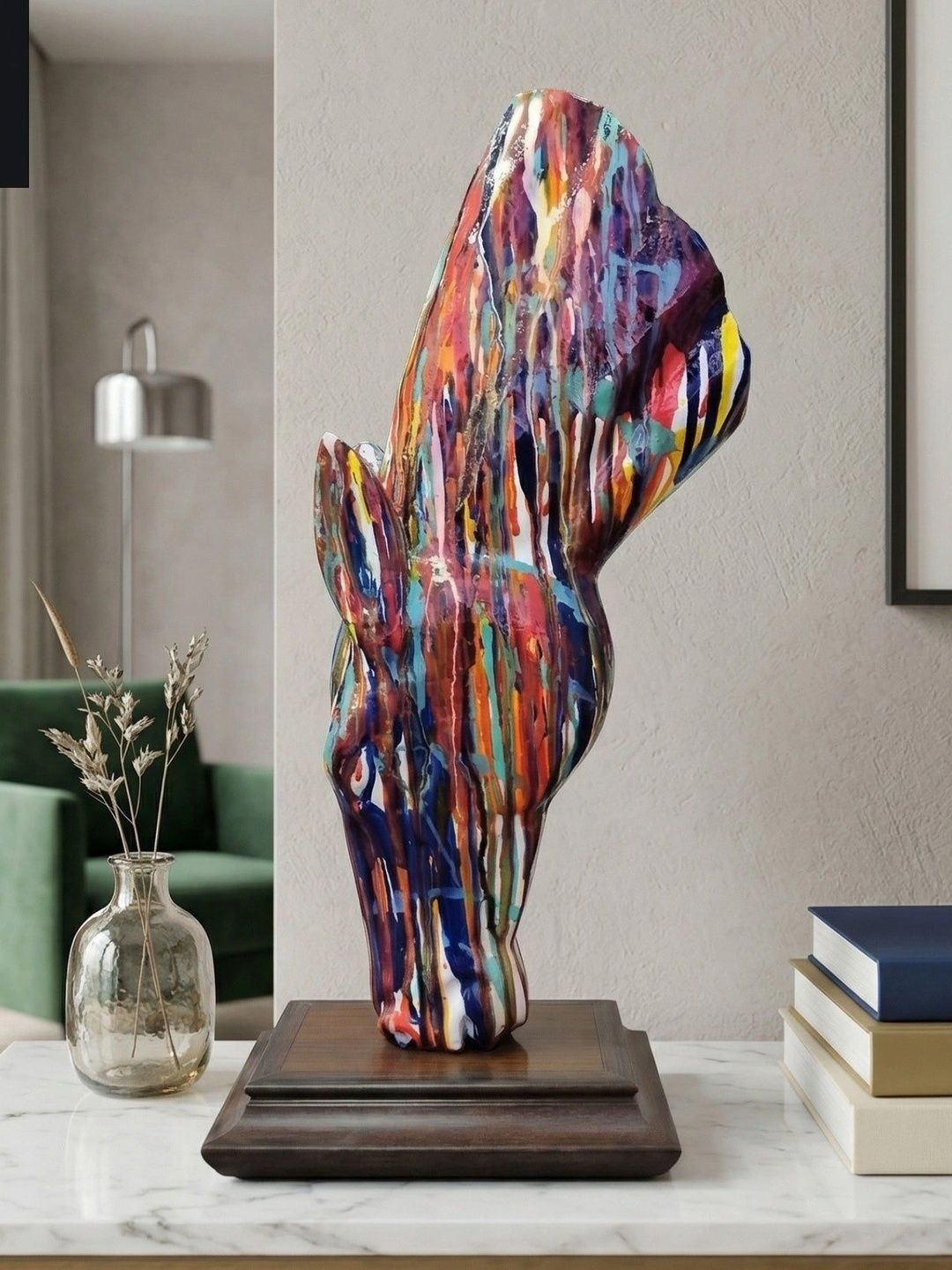 DecorGlobe Multicoloured Figurine Showpiece-picture-40