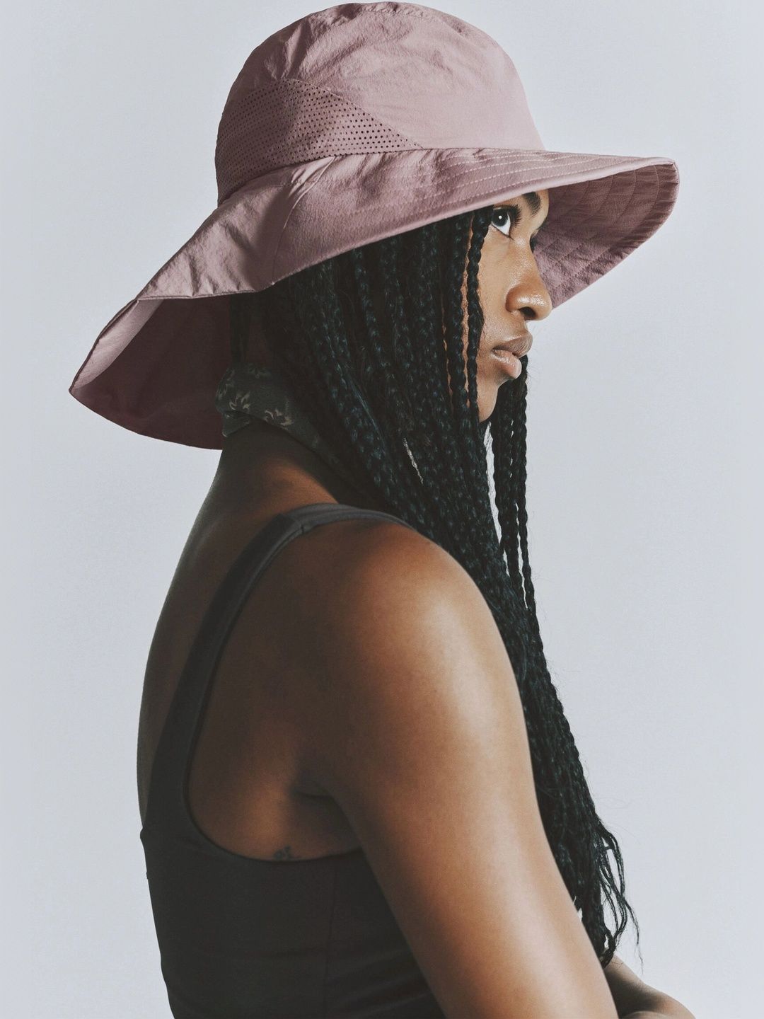 H&M MOVE Women Purple Solid Bucket Hat-picture-10