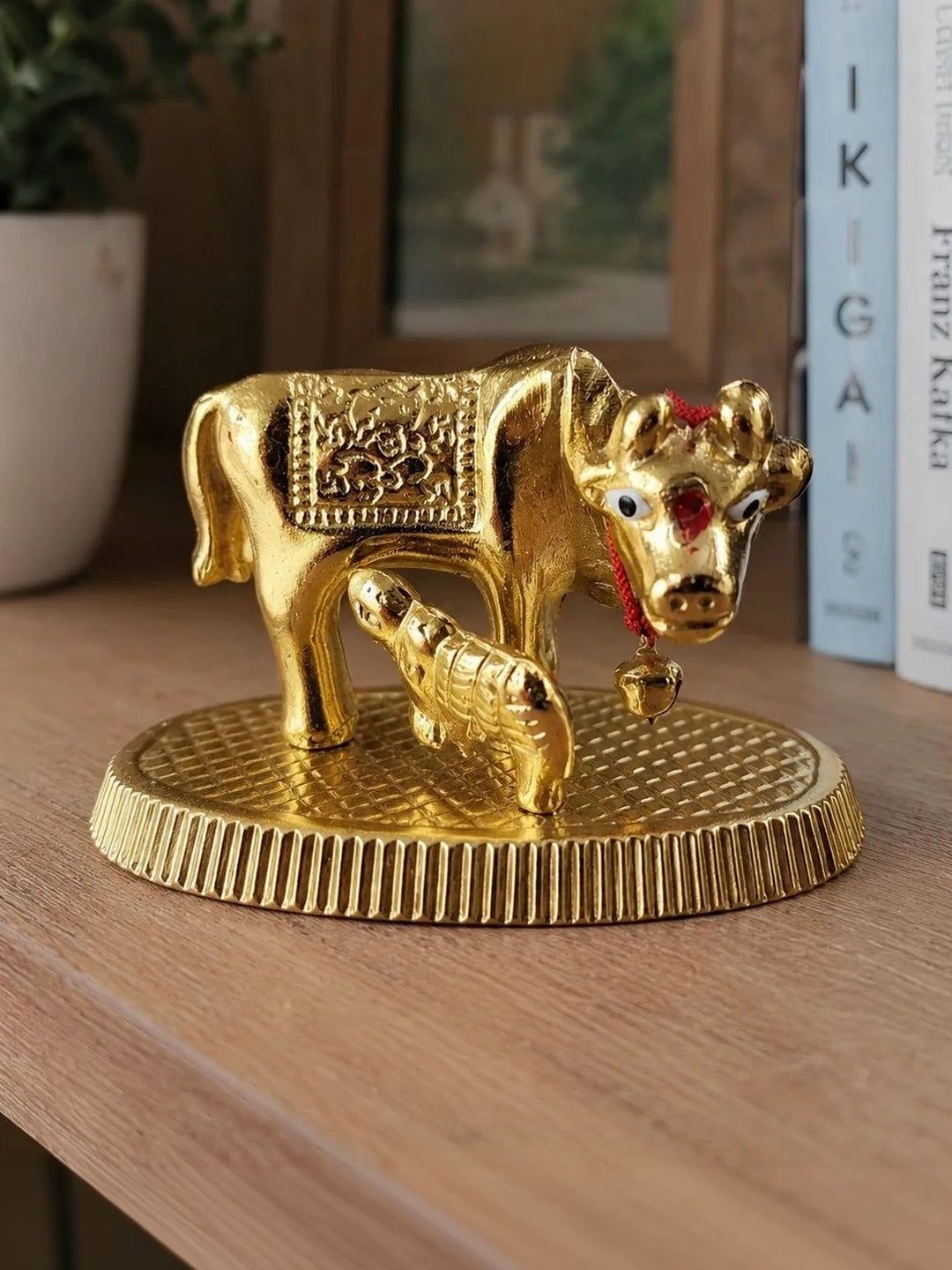 DecorGlobe Gold-Toned Religious Idol Showpiece-image-47
