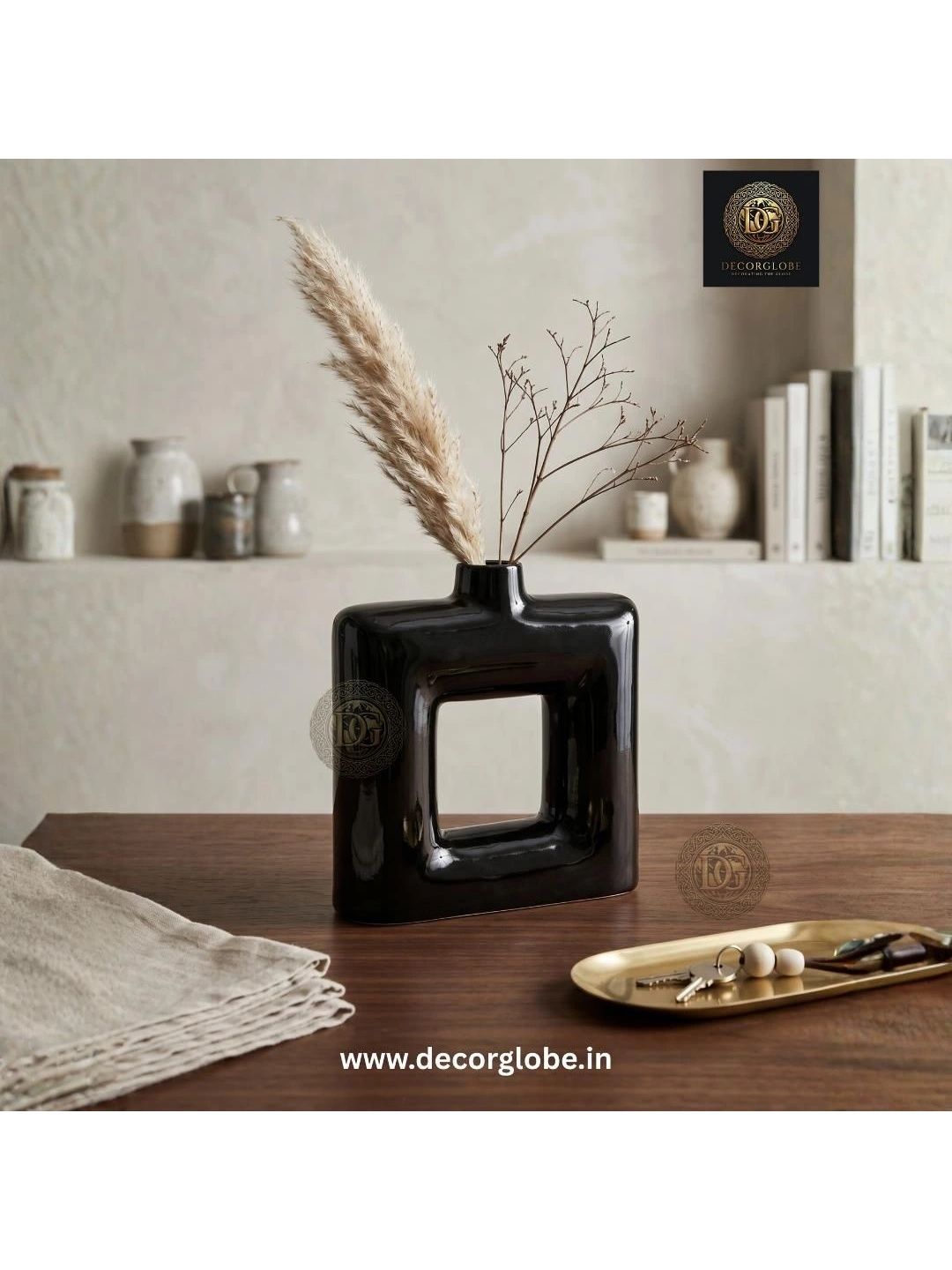 DecorGlobe Blue Curio Showpiece-picture-17