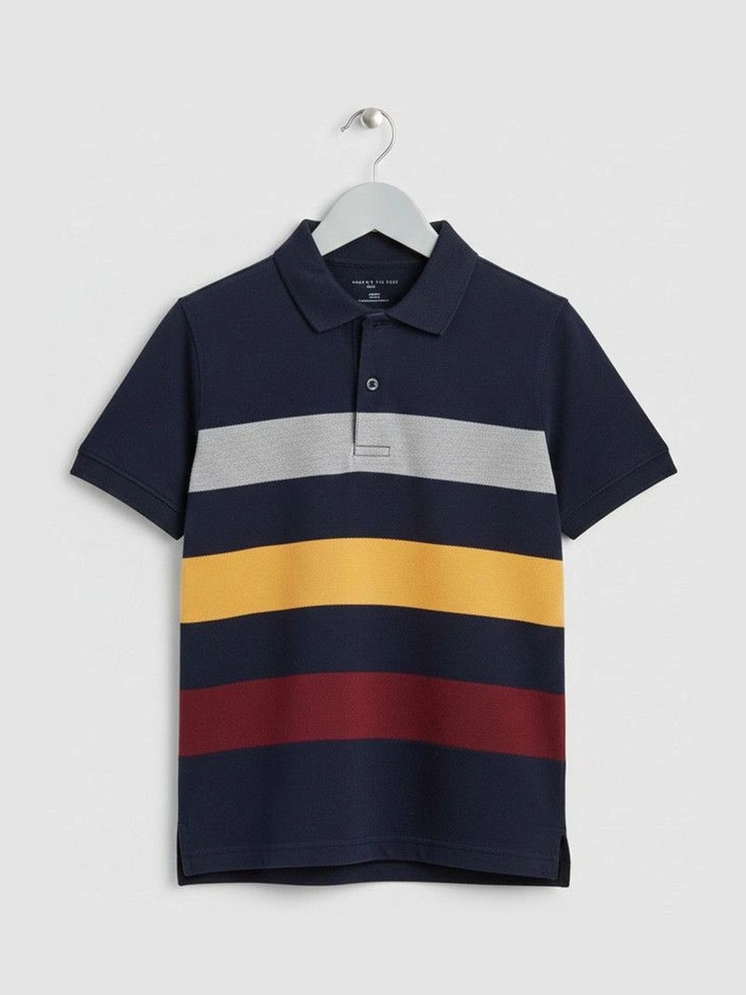 MYO Kids Striped Polo Collar T-shirt-picture-32