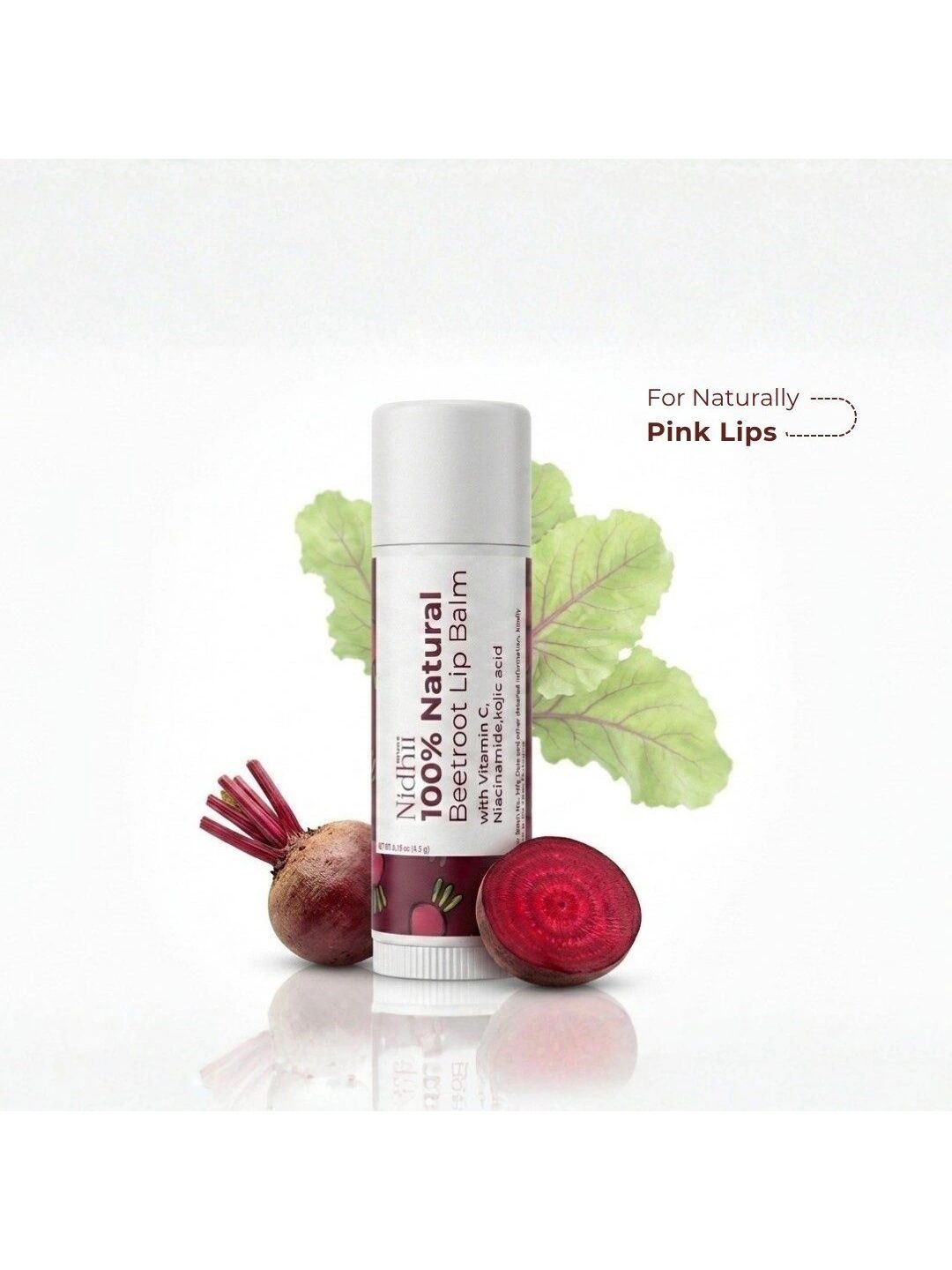 Nidhii Skincare Beetroot Lip Balm - 4.5 g-image-23