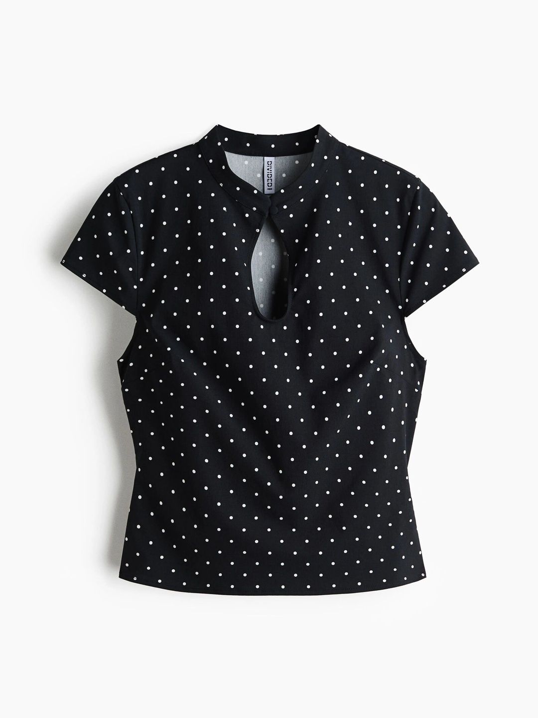 H&M Polka Dot Print Keyhole Neck Top-picture-13