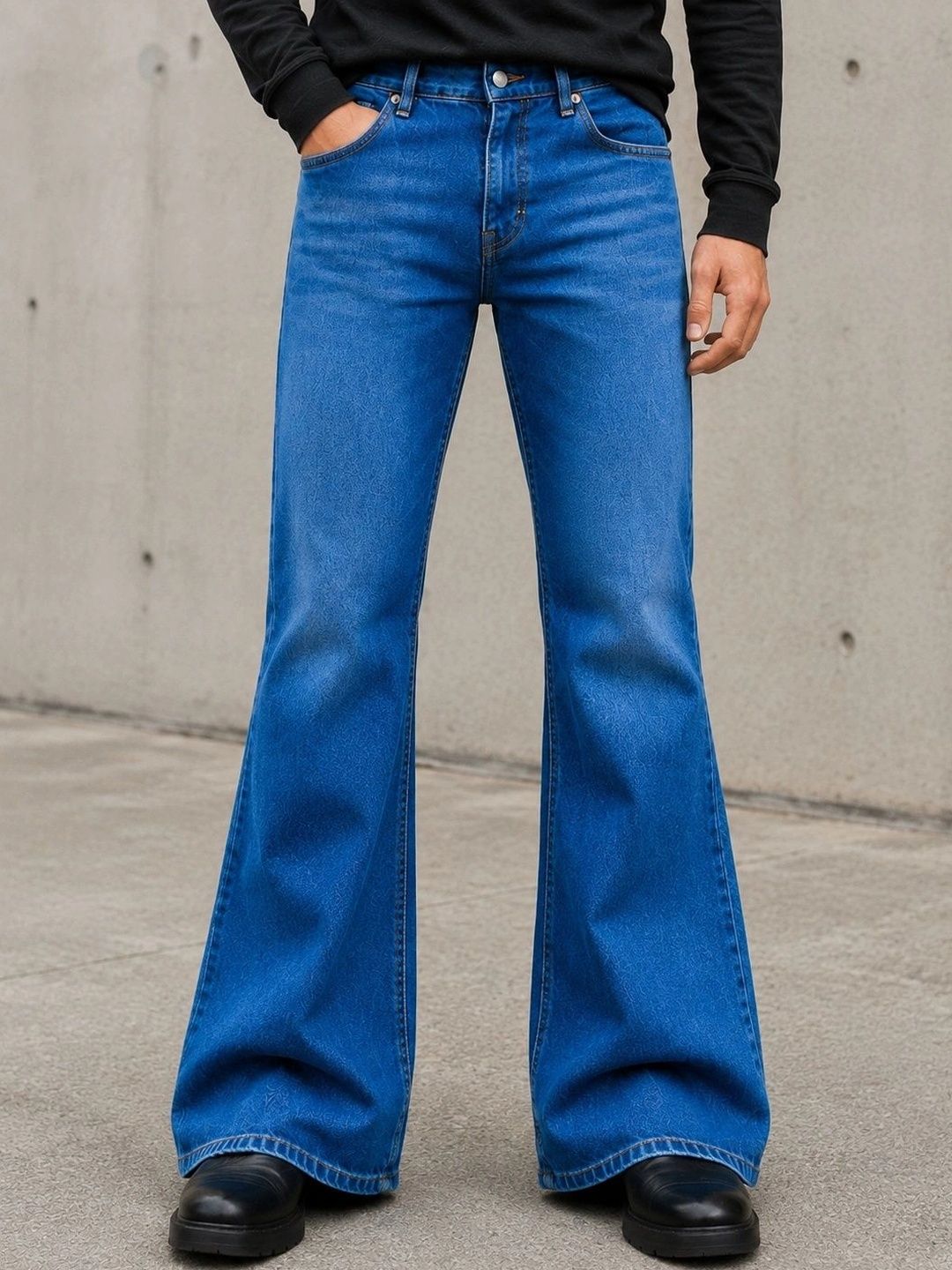 NOWI Men Bootcut Mid-Rise Jeans-picture-49