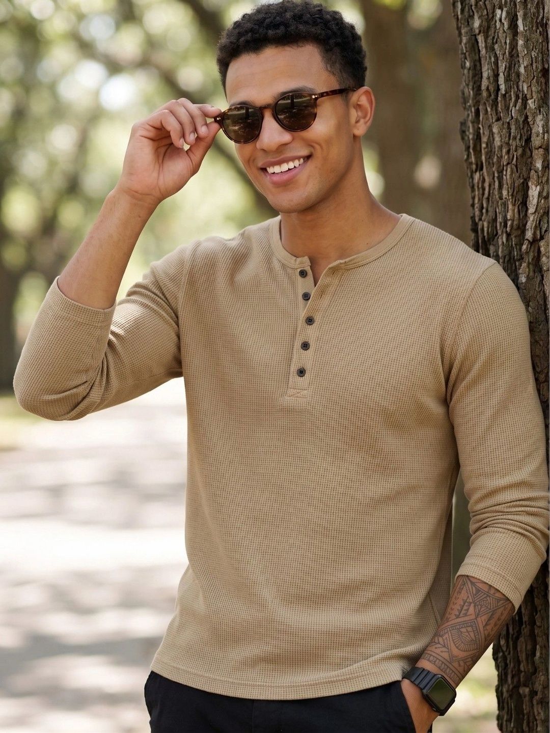 Starvy Men Henley Neck T-shirt-picture-32