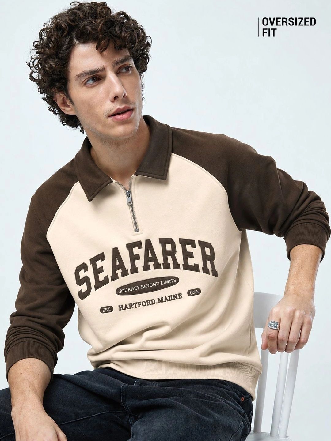 ZEN1 FASHION Men Colourblocked Sweatshirt-picture-35