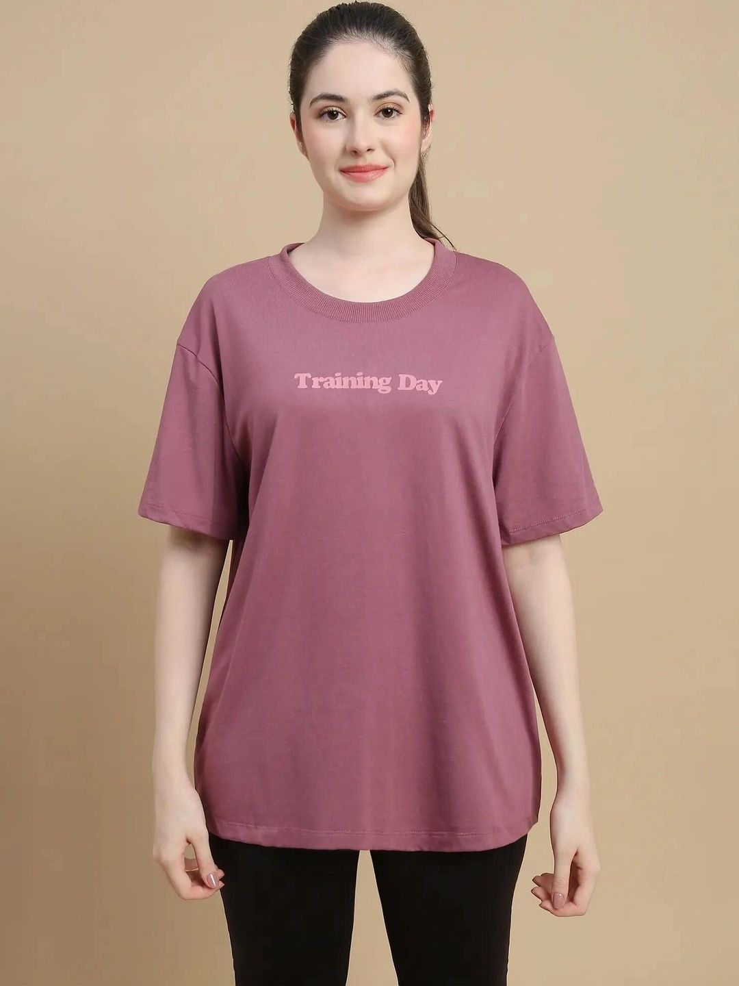 Decathlon Women Typography Printed T-shirt-picture-57