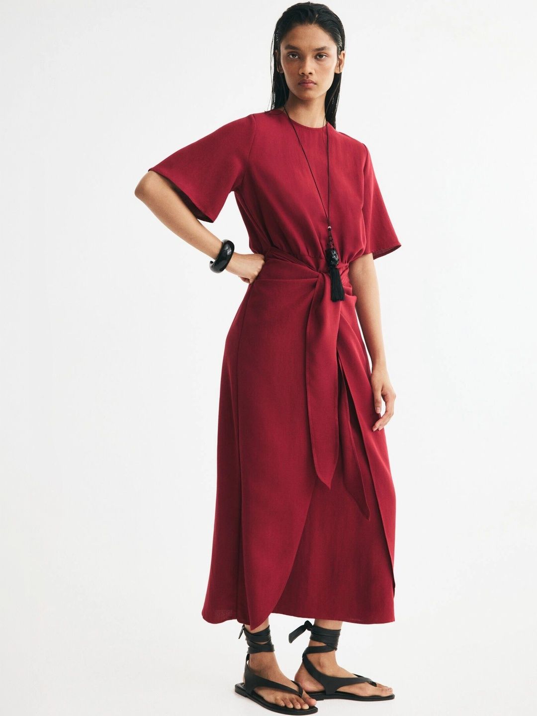 H&M A-Line Midi Dress-picture-34