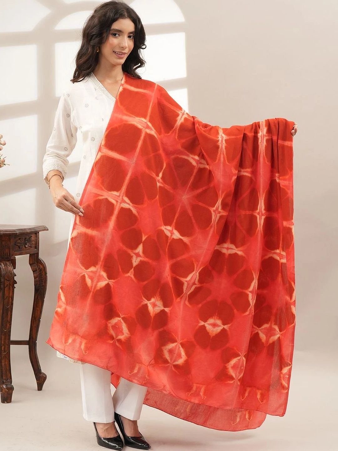 Style Shoes Printed Pure Cotton Tie and Dye Dupatta-picture-30