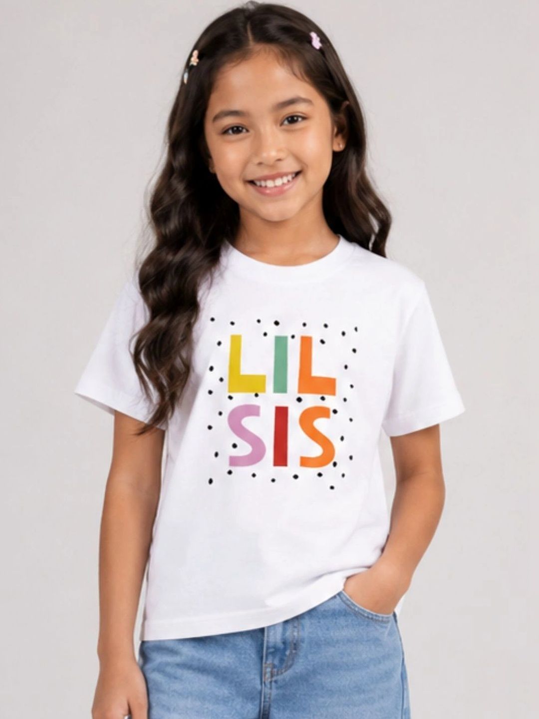 YAK YAK Girls Typography Printed Organic Cotton T-shirt-picture-22