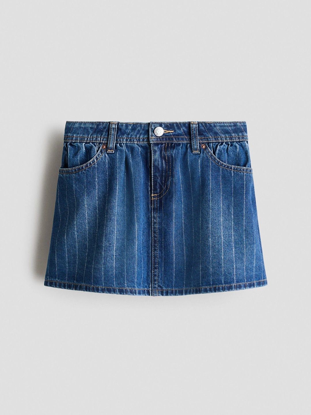 H&M Girls Striped Mini A-Line Skirt-picture-30